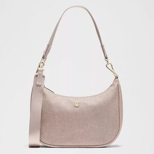 *NWT* LULULEMON City Essentials Small Shoulder Bag 3L In Glitter Pink Champagne